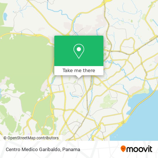 Centro Medico Garibaldo map