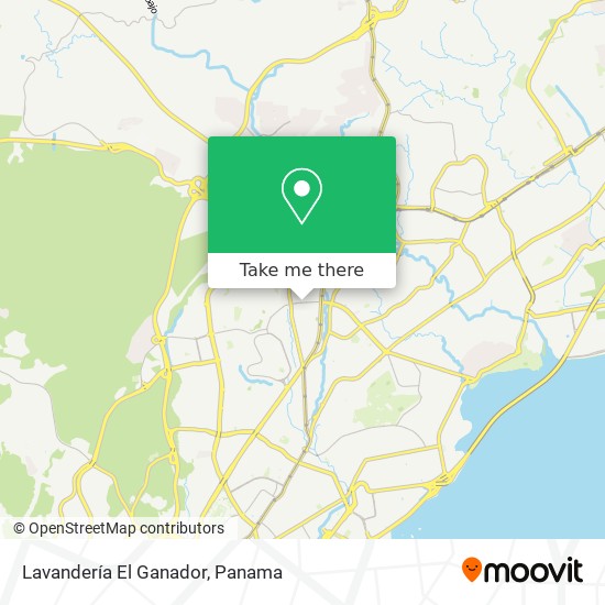 Lavandería El Ganador map