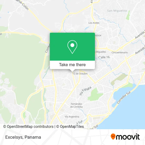 Mapa de Excelsys