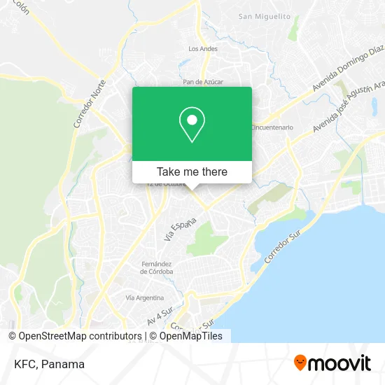KFC map