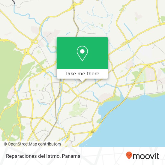 Reparaciones del Istmo map