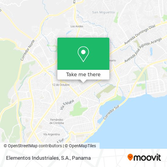 Elementos Industriales, S.A. map