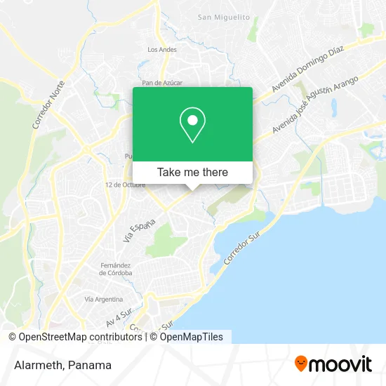 Alarmeth map
