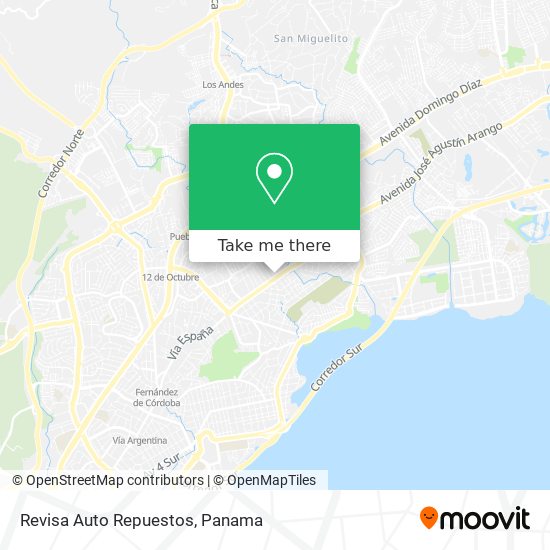 Revisa Auto Repuestos map