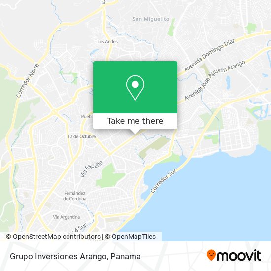 Grupo Inversiones Arango map
