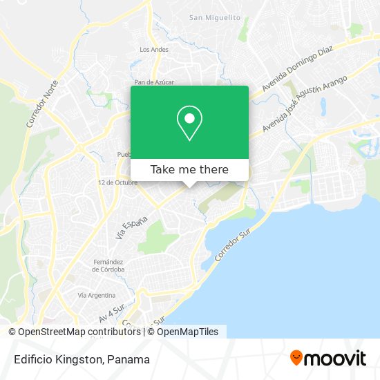 Edificio Kingston map