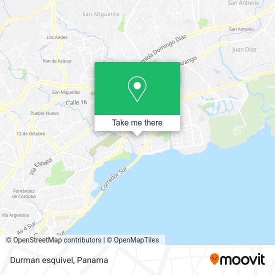 Mapa de Durman esquivel