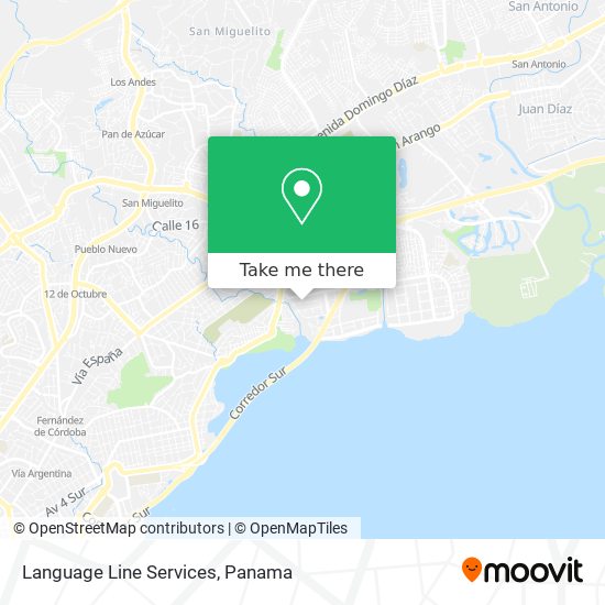 Mapa de Language Line Services