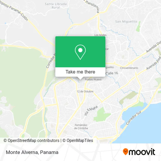 Mapa de Monte Alverna