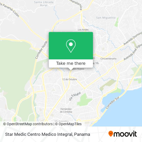 Star Medic Centro Medico Integral map