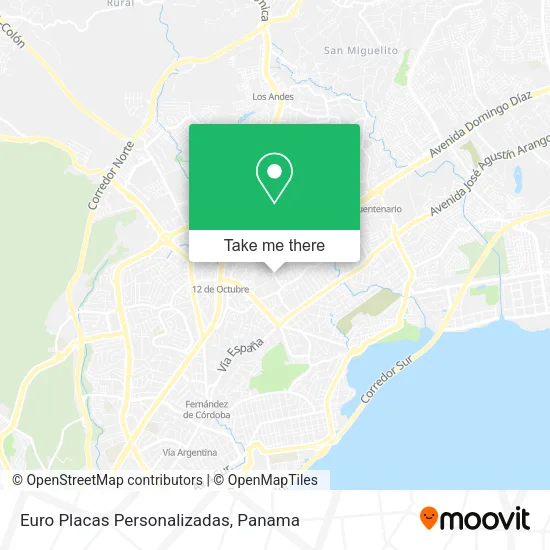 Euro Placas Personalizadas map