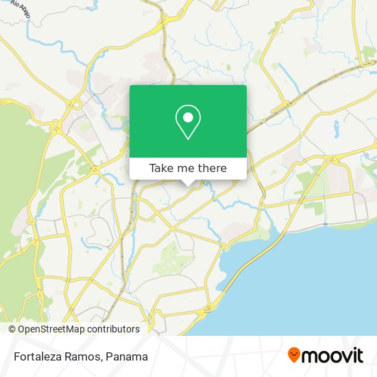 Fortaleza Ramos map