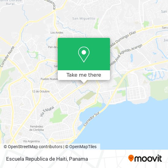 Escuela Republica de Haiti map
