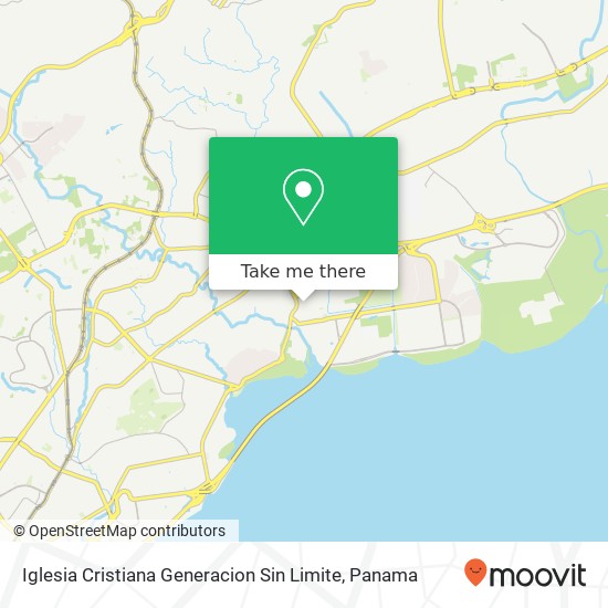 Iglesia Cristiana Generacion Sin Limite map