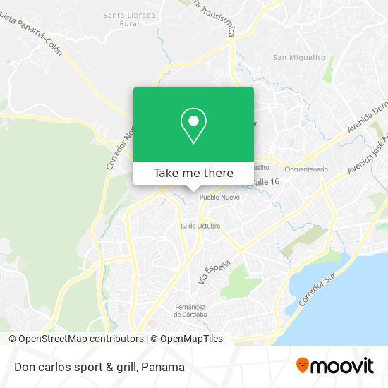 Mapa de Don carlos sport & grill