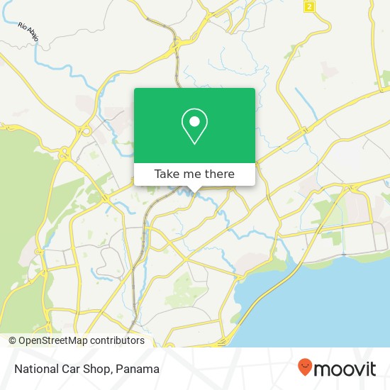 National Car Shop map