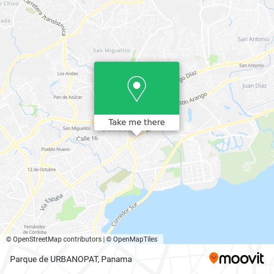 Parque de URBANOPAT map