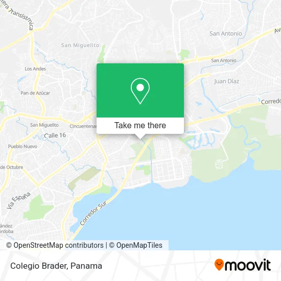 Mapa de Colegio Brader