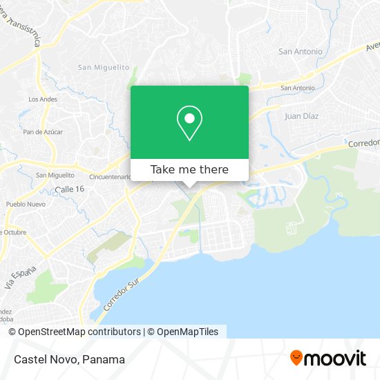 Castel Novo map