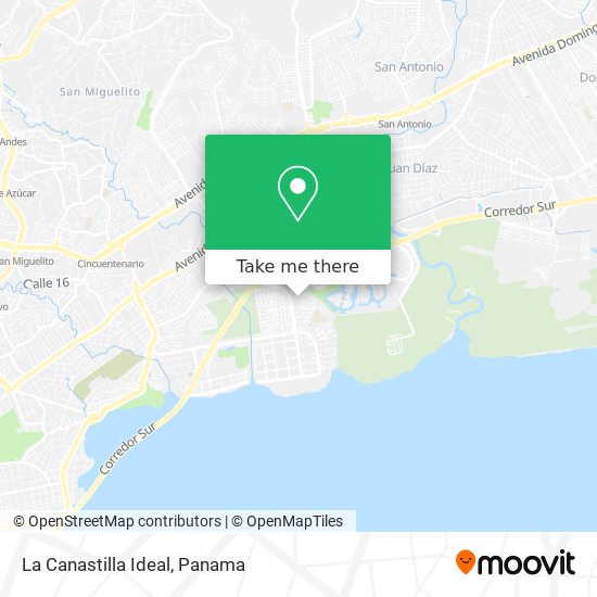 La Canastilla Ideal map