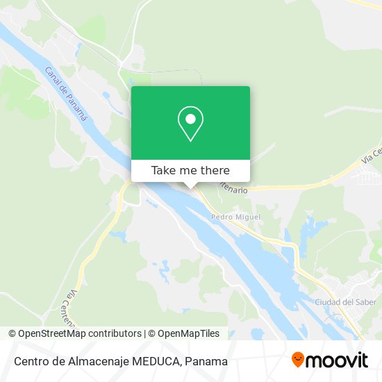 Centro de Almacenaje MEDUCA map
