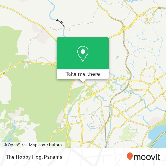 The Hoppy Hog map