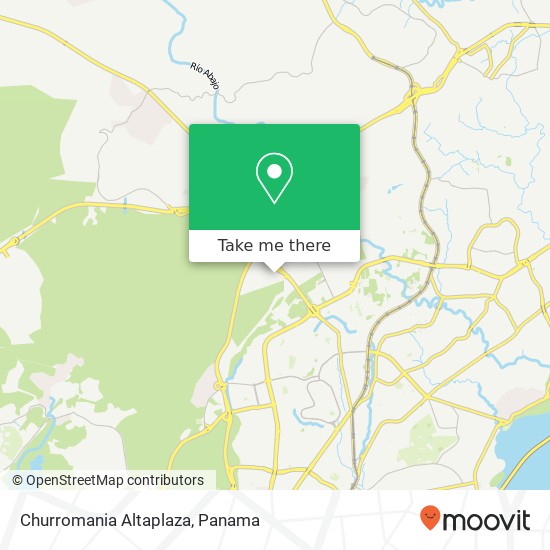 Churromania Altaplaza map