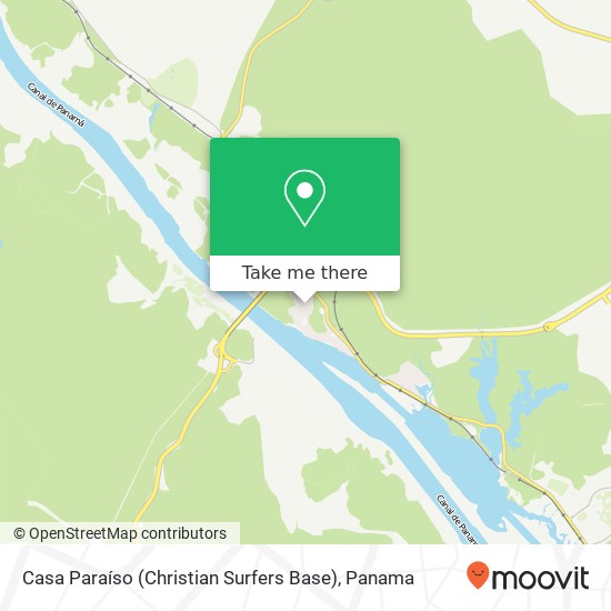 Casa Paraíso (Christian Surfers Base) map