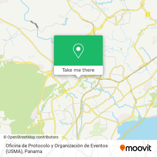 Oficina de Protocolo y Organización de Eventos (USMA) map