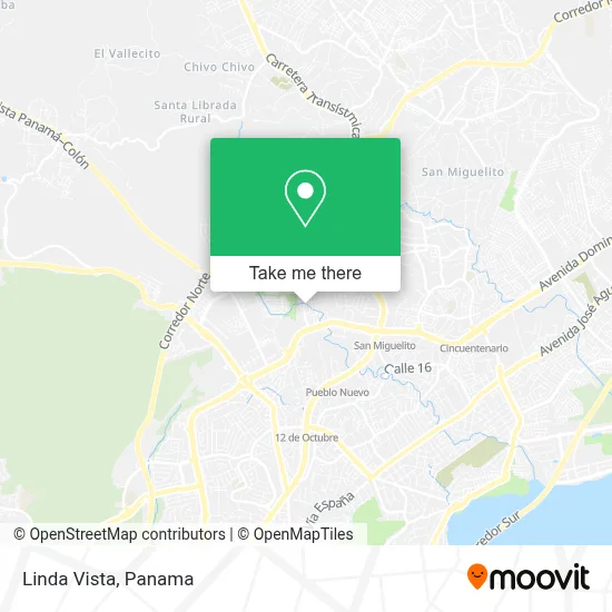 Mapa de Linda Vista