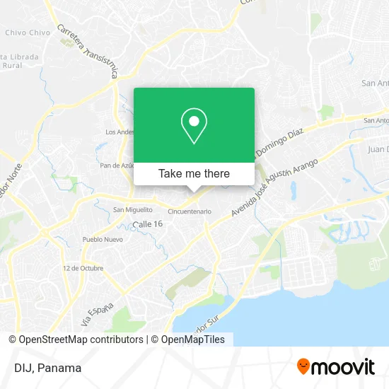 Mapa de DIJ