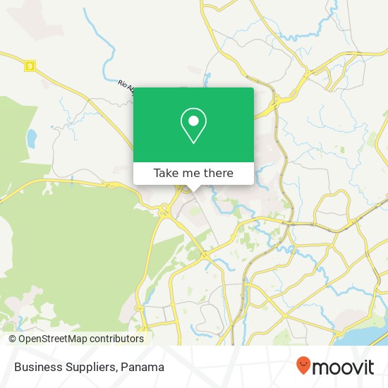 Business Suppliers map