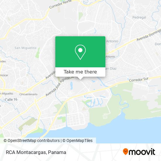 RCA Montacargas map
