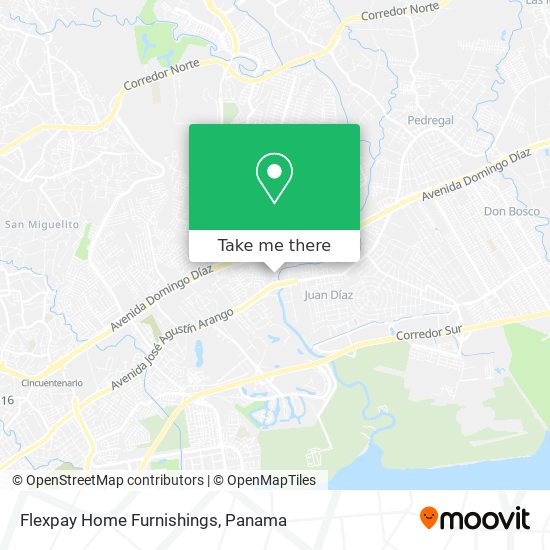 Mapa de Flexpay Home Furnishings