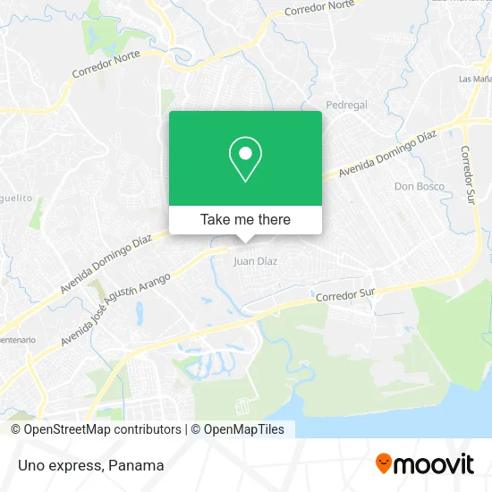 Uno express map