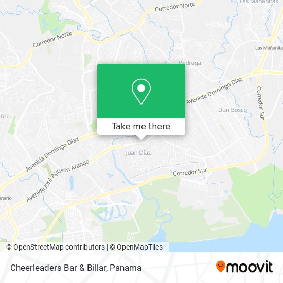 Mapa de Cheerleaders Bar & Billar