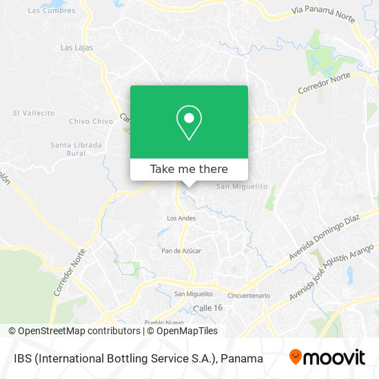 Mapa de IBS (International Bottling Service S.A.)