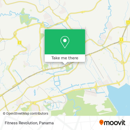 Fitness Revolution map