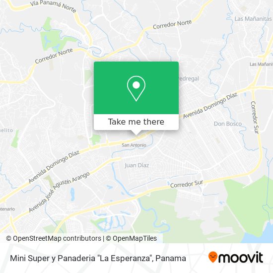 Mini Super y Panaderia "La Esperanza" map