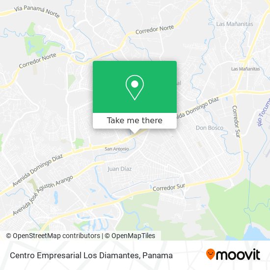 Centro Empresarial Los Diamantes map