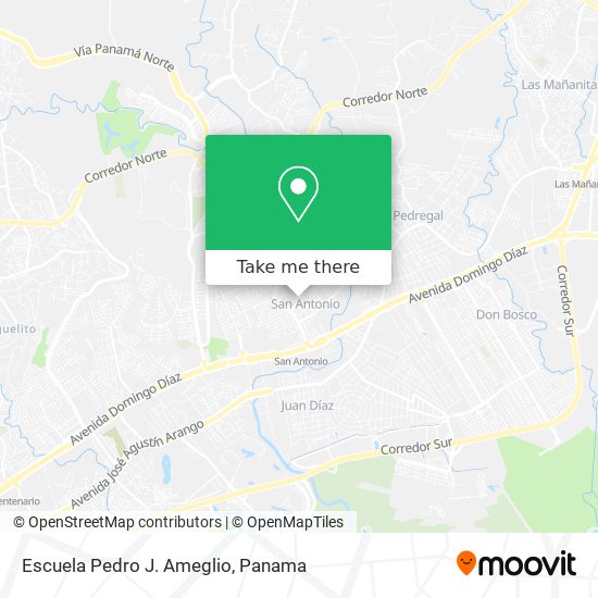 Escuela Pedro J. Ameglio map