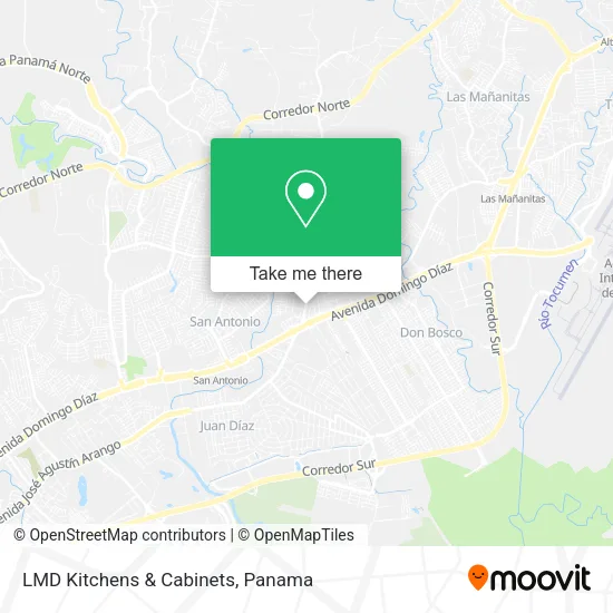 Mapa de LMD Kitchens & Cabinets