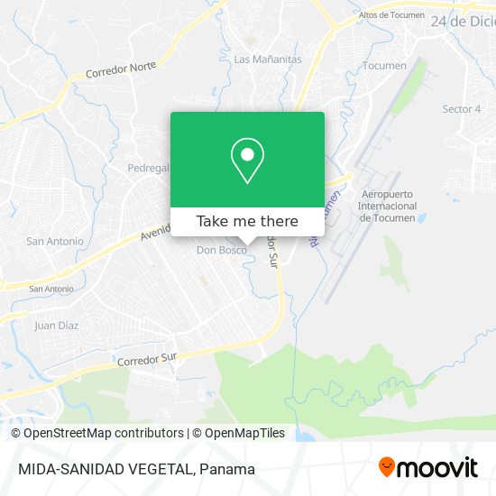 MIDA-SANIDAD VEGETAL map