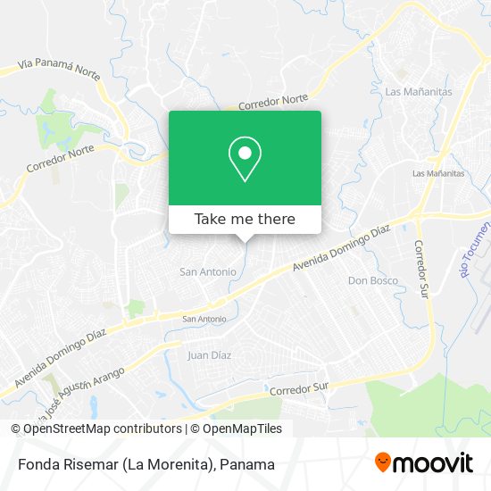 Fonda Risemar (La Morenita) map