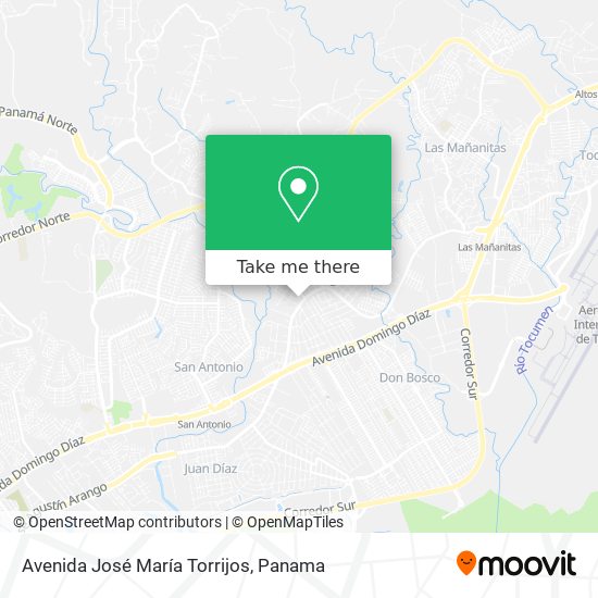 Avenida José María Torrijos map