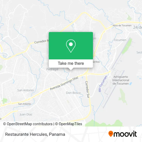 Mapa de Restaurante Hercules