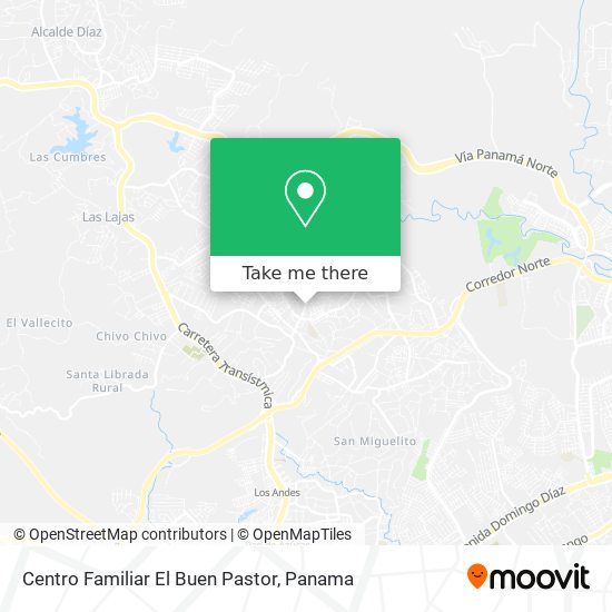 Centro Familiar El Buen Pastor map