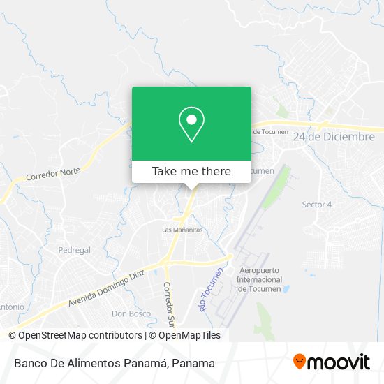 Banco De Alimentos Panamá map