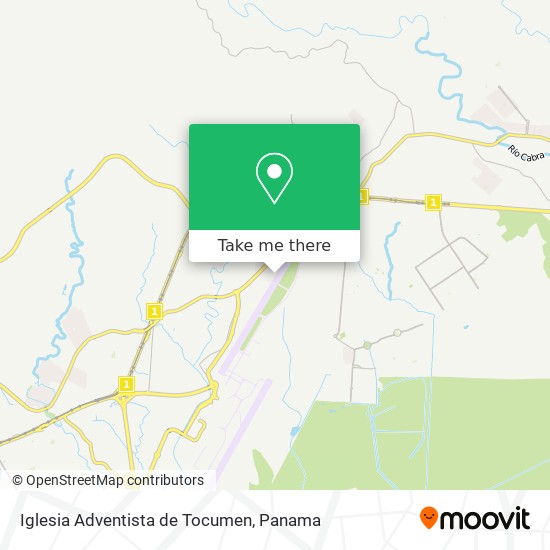 Iglesia Adventista de Tocumen map