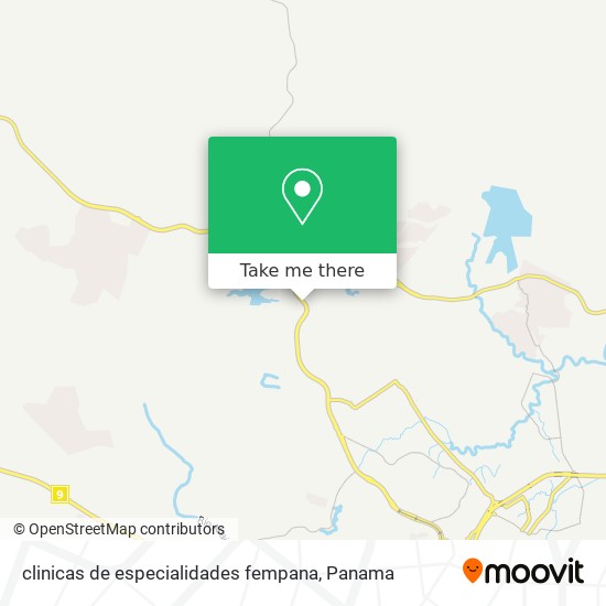 clinicas de especialidades fempana map